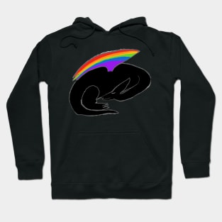 (Moose the) sleeping gay dragon Hoodie